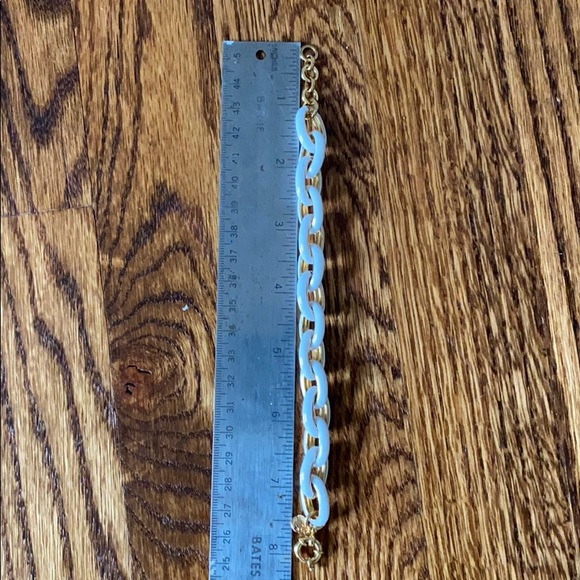 J Crew white and gold bracelet Never been worn! - Picture 5 of 5
